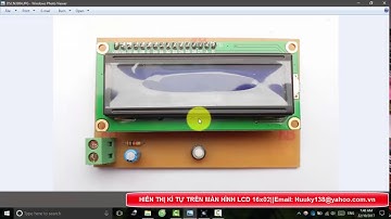 MẠCH HIỂN THỊ KÍ TỰ TRÊN MÀN HÌNH LCD 16x02 SỬ DỤNG PIC 16F887/877A.
