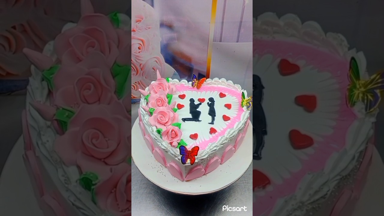 heart shape mirror glaze cake decoratingideas