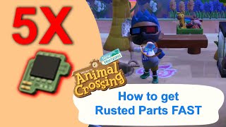 animal crossing rusted part farm