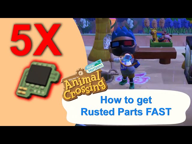 animal crossing rusted part farm