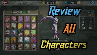 Review All Characters | Stickman Warriors - Super Dragon Shadow Fight | D - YAN