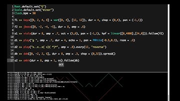 "Ø" - Live Coding with FoxDot and SuperCollider