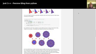 Just C++ - Penrose tiling from python to C++ & Qt