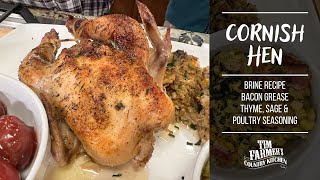 Cornish Hens (With Brine Recipe)
