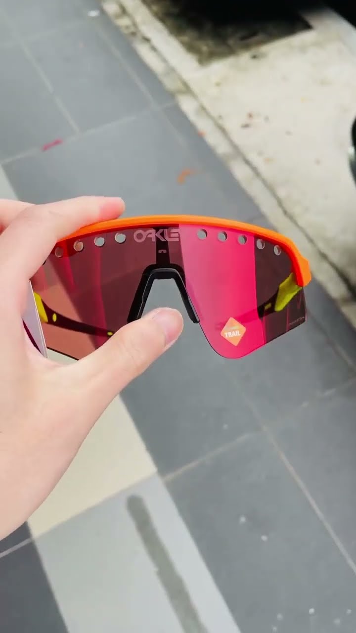 Oakley Sutro Lite Sweep Orange / Prizm Trail Torch - YouTube