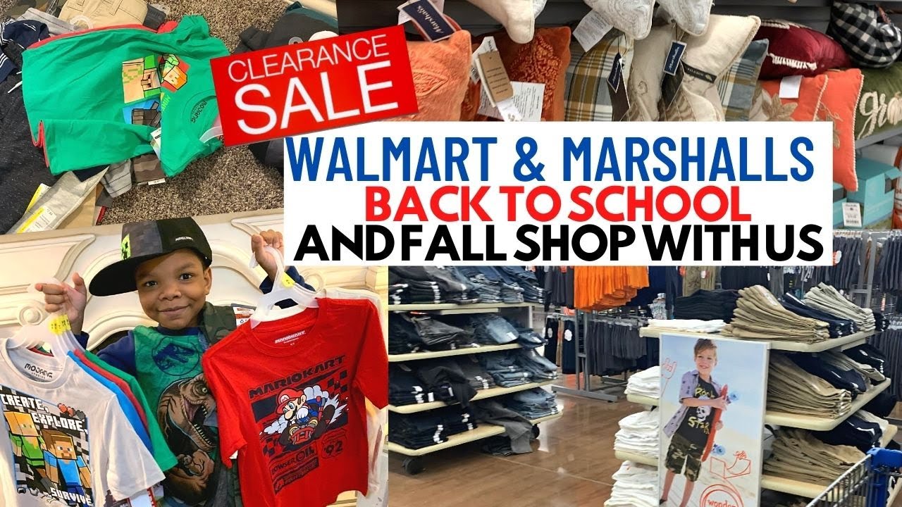 SCAN EVERYTHING CLEARANCE -WALMART & MARSHALLS BACK TO SCHOOL CLOTHING- FALL SHOP WITH US & HAUL