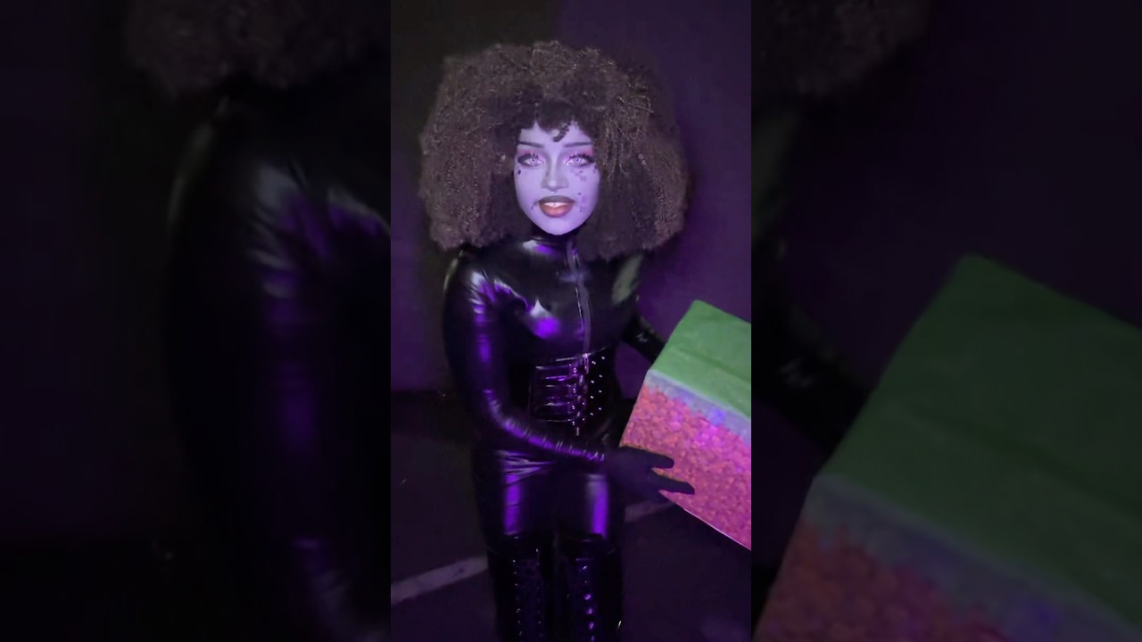 Enderman cosplay #minecraft