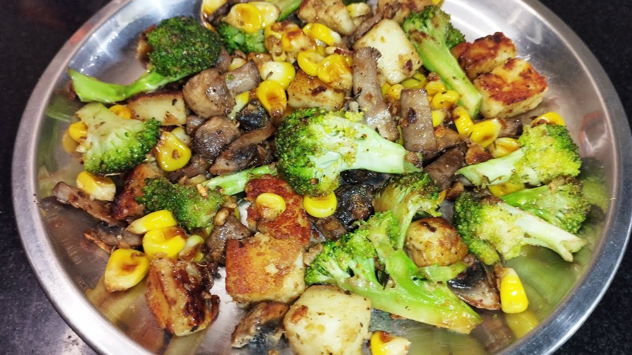 Vegetables Stir Fry Sauteed Vegetables Healthy Vegetarian Recipe