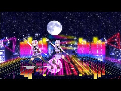 【MMD】Night of Fireを朝ノ姉妹に踊らせてみた。 【＃朝ノ姉妹　＃朝ノ瑠璃　＃朝ノ茜　＃朝ノ絵巻】※1080p推奨※