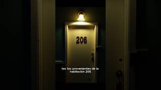“No abras la puerta del cuarto 206 (Historia real)” #reels #terror #oscuridad #viral #miedo #miedo