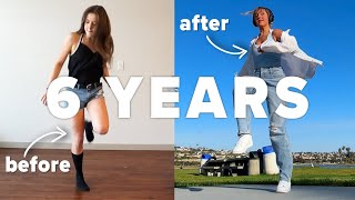 6 Year Shuffling Transformation || My dance GLOW UP from NOVICE to PRO