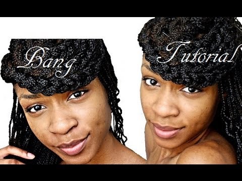 Box Braids Protective Style Hairstyles Bangs Youtube