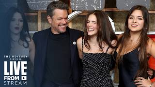 Odyssey Premiere: Matt Damon Reacts to His Daughters' Dating Lives | E! News