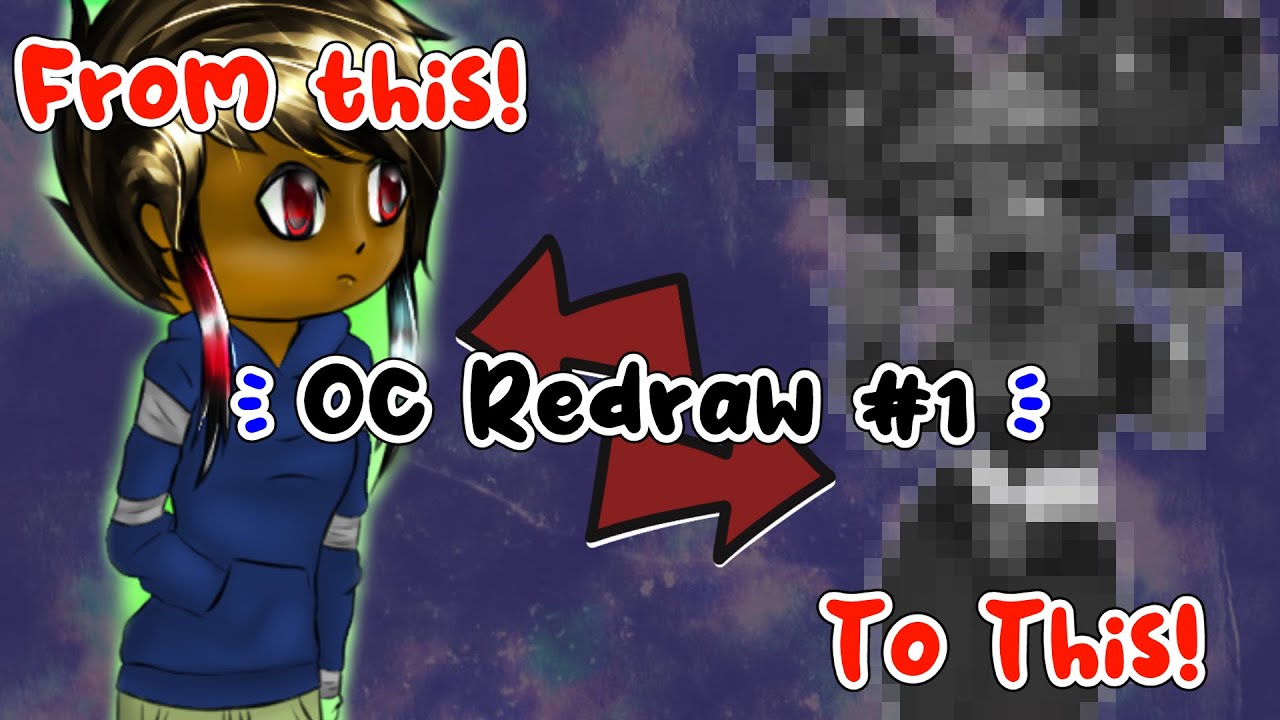 OC Redraw #1 - Hunter ☾ - YouTube