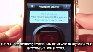 Fingerprint Scanner On The Storm