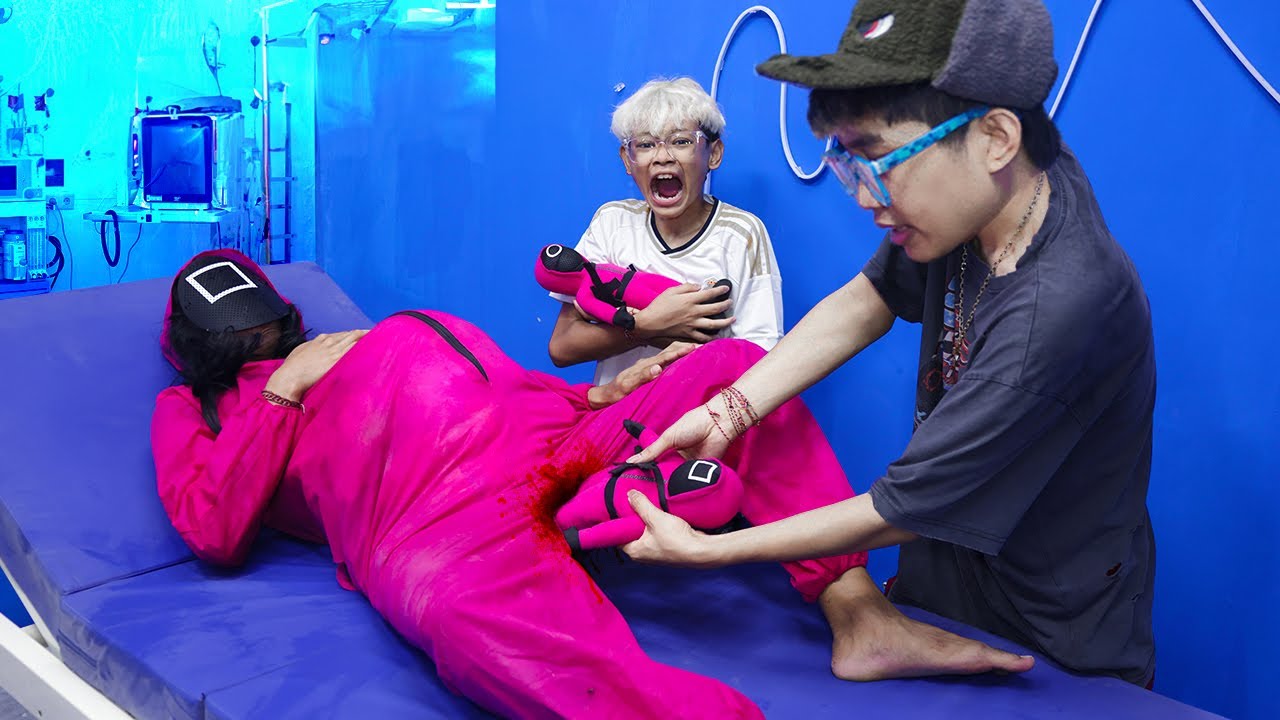 NGER1!!! MEL4HIRKAN BAY1 SQUID GAME KEMB4R 2!!! BOCIL NANGIS KEJER LANGSUNG LARI!!!