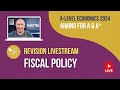 Fiscal policy  livestream  aiming for aa economics 2024