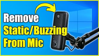 Remove Buzzing Noise and Background Noise From ANY Microphone