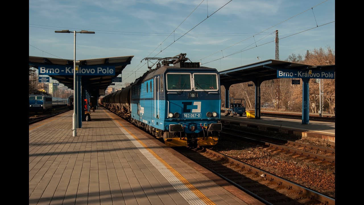 Vlaky Brno-Královo Pole (16.2.2019)