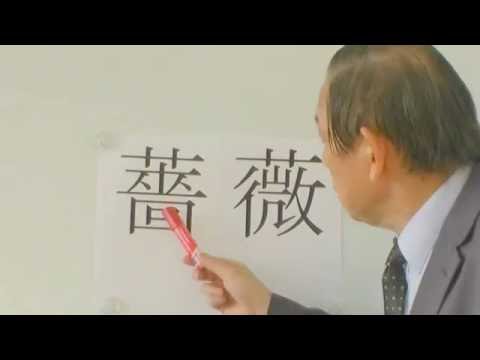 たった2分で 漢検1級難関漢字 薔薇 が書けるようになる Youtube