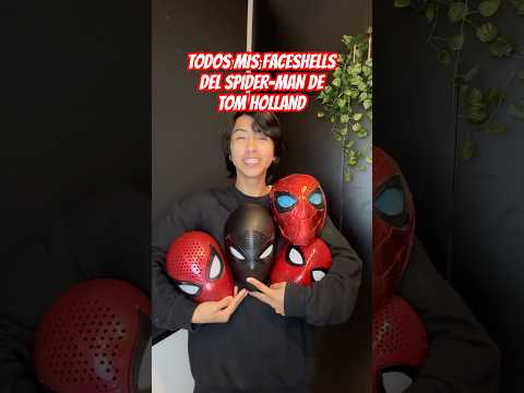 TODOS MIS FACESHELLS DEL SPIDERMAN DE TOM HOLLAND - IVANSPIDEY #shorts  #spiderman