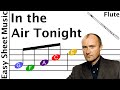 How to Play In the Air Tonight on Flute | Easy Beginner Sheet Music