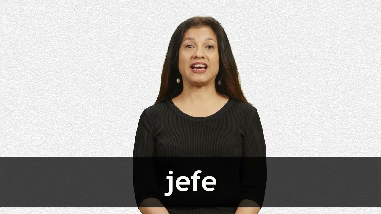 How to pronounce JEFE in Latin American Spanish YouTube