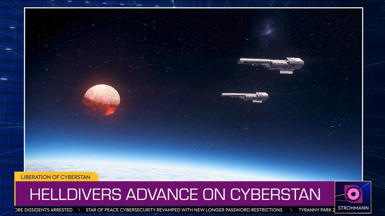Helldivers 2 TV & News - Helldivers Advance On Cyberstan [Alternate Ver.]