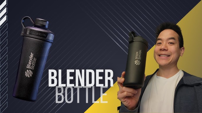Blender Bottle BlenderBottle Radian Insulated Stainless Steel Shaker Bottle,  26- Ounce, Arctic Blue