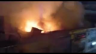 شاهد حرق كبير في بغداد وزاره التربيه   (1)