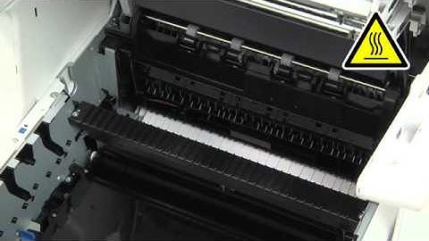 [MC800 series] How to remove jammed paper from Fuser unit?