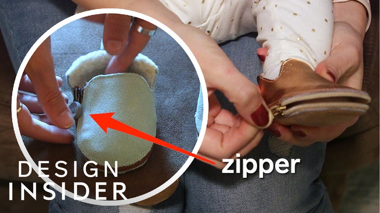 zipper baby shoes