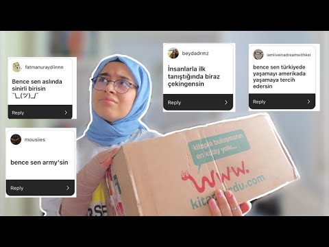 SİNİRLİ BİRİ MİYİM? || 18 KİTAPLIK KİTAP ALIŞVERİŞİ EŞLİĞİNDE VARSAYIMLARINIZI OKUYORUM