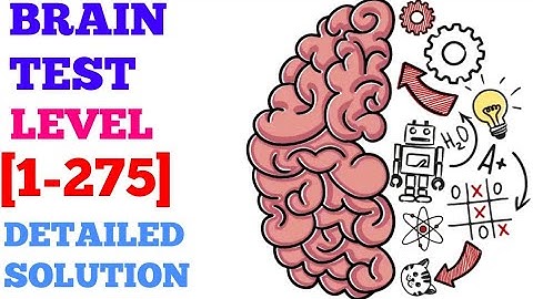 Brain test tricky puzzles level 1-275 solution or walkthrough