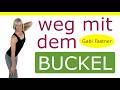 🐢 24 min. weg mit dem Buckel | Übungen gegen "Geierhals" "Witwenbuckel" "Rundrücken", ohne Geräte