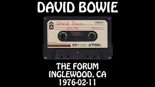David Bowie - 1976-02-11 - Inglewood, CA @ The Forum [Audio]