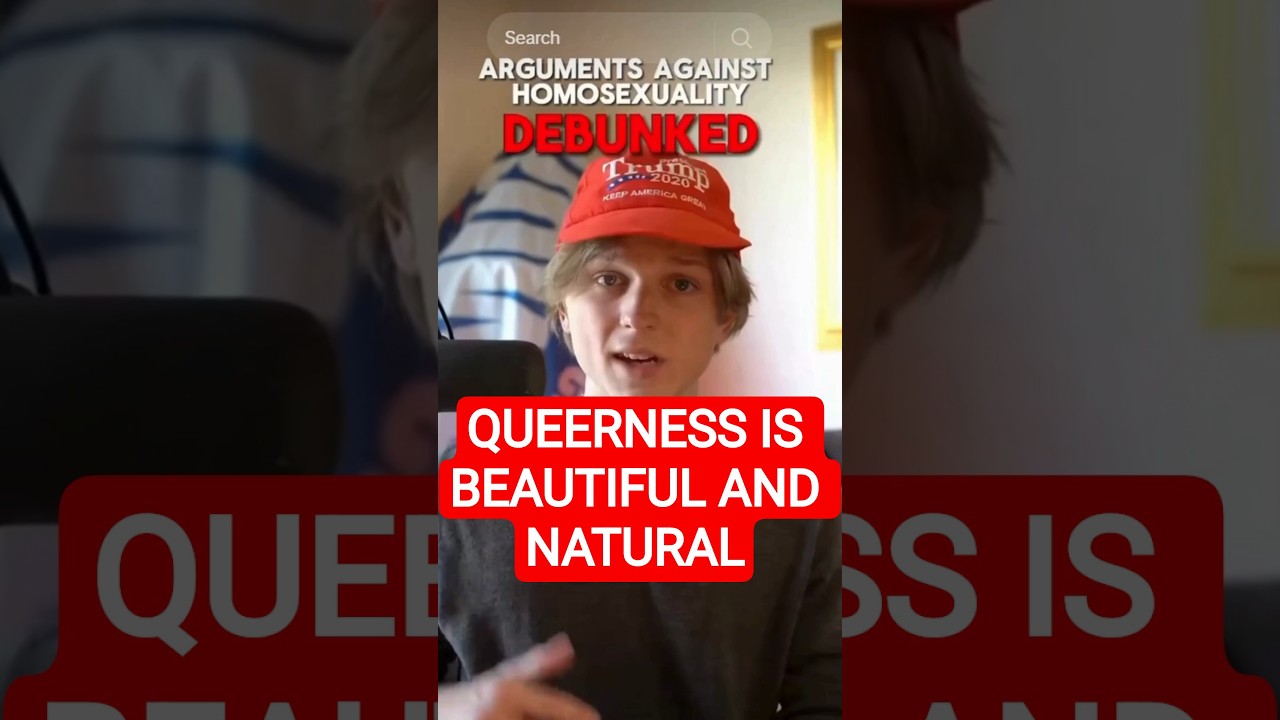 Queerness is NATURAL  #politics #commentary #leftist