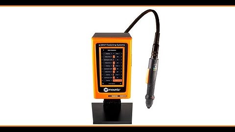 Mountz Europe : ECT Screwdriver Tightening Workflow Options & Configuration