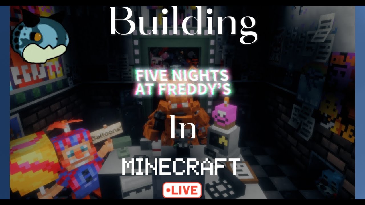 Building fnaf 2 in mc (Im late, I know)