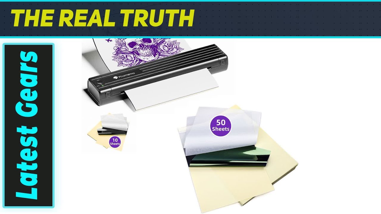 Phomemo TP83: The Ultimate Wireless Tattoo Stencil Printer for Artists!