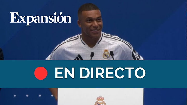 DIRECTO | Vea en directo la presentación de Kylian Mbappé
