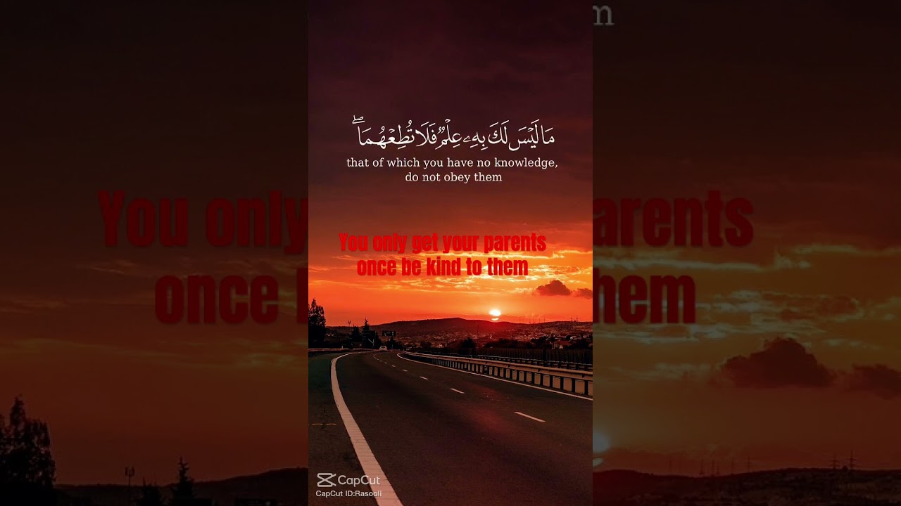 We only get our  parents once 