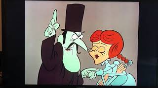 Snidely whiplash ties Nell Fenwick to a sawmill but it’s recorded on my Samsung TV
