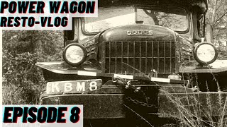 Dodge POWER WAGON Restoration Vlog: Episode 8 - Radiator Repairs, Tires, Cab Surgery - WDX MW300