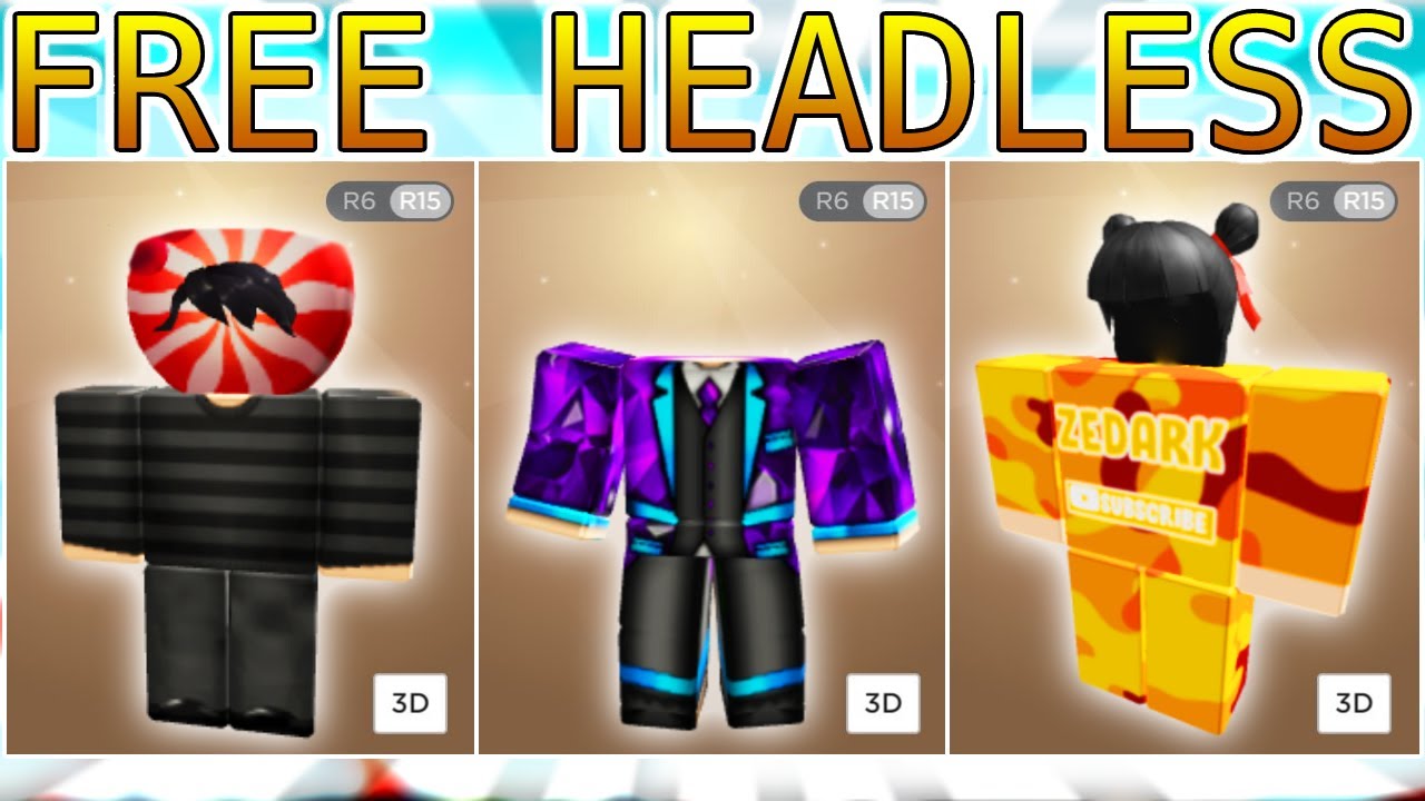 I got the headless head for free somehow : r/roblox