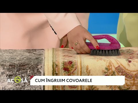 Video: Curăţarea covoarelor acasă