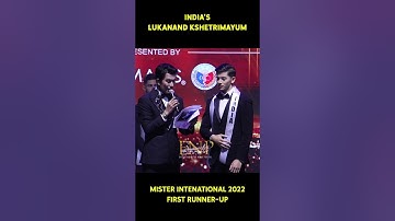 Amazing answer of Mister International India 2022 Lukanand Kshetrimayum