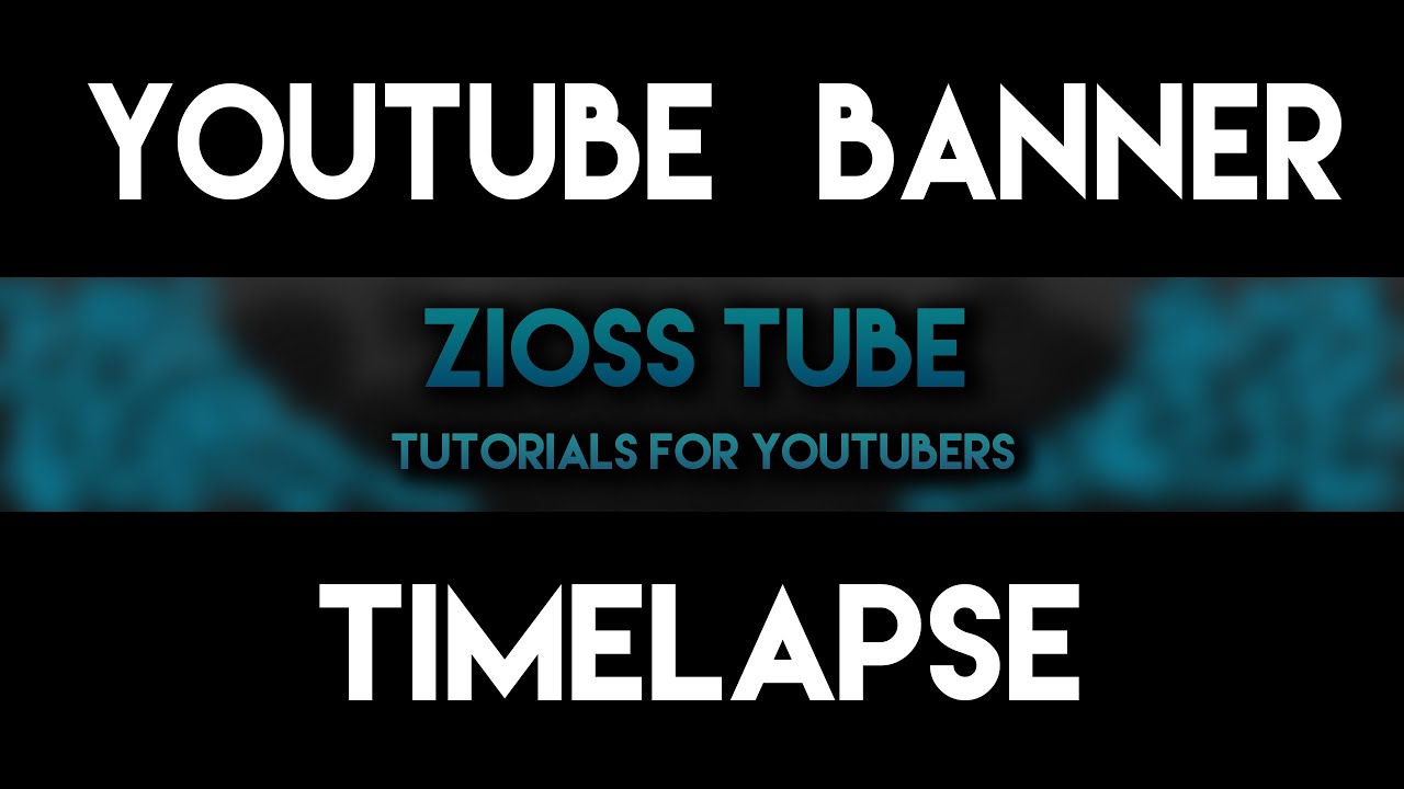 Youtube Banner Timelapse - Simple Banner - 8 min