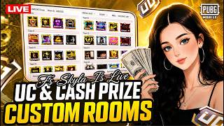 🔴PUBG Mobile | 360 UC & 1000 PKR CASH CUSTOM ROOMS💗✨#pubgmobile #pubgmnextstarprogram #pubgms30