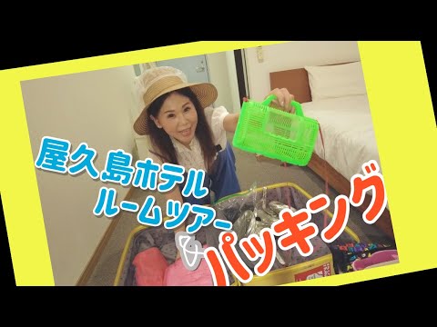 ★【放浪】【屋久島2】激推し!屋久島グリーンホテルルームツアー&パッキング